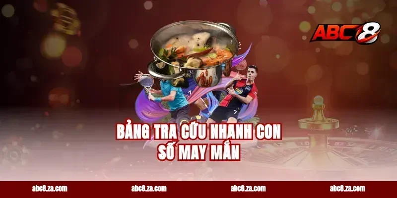 Bảng Tra Cứu Nhanh Con Số May Mắn