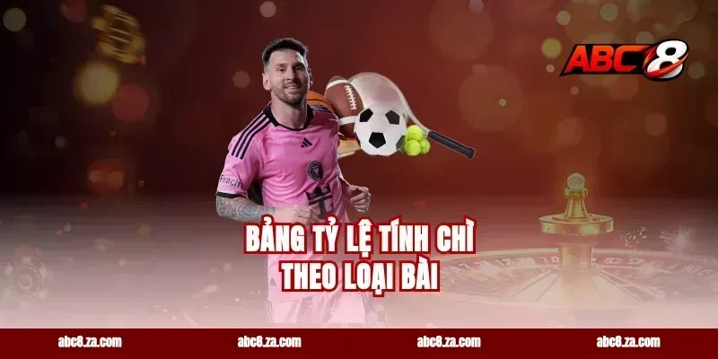 Bảng Tỷ Lệ Tính Chì Theo Loại Bài
