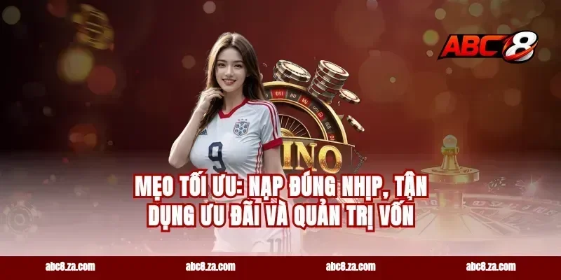 Mẹo tối ưu: nạp đúng nhịp, tận dụng ưu đãi và quản trị vốn