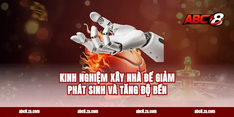 Kinh nghiệm xây nhà để giảm phát sinh và tăng độ bền